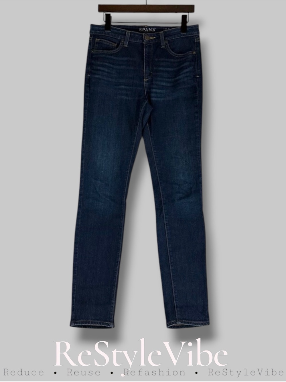 SPANX Women’s Size 29 Denim Jeans The Slim-X Skinny Fit Style Stretch